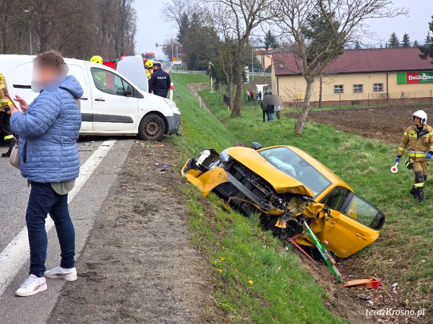Poważny wypadek w Szebniach
