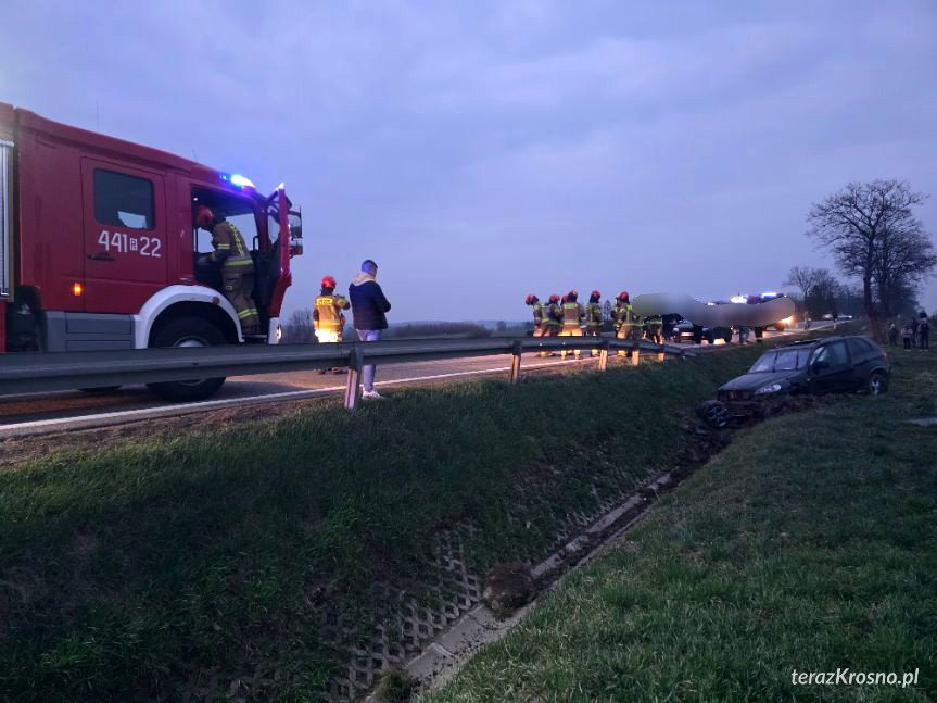 Szebnie. Zderzenie dwóch samochodów