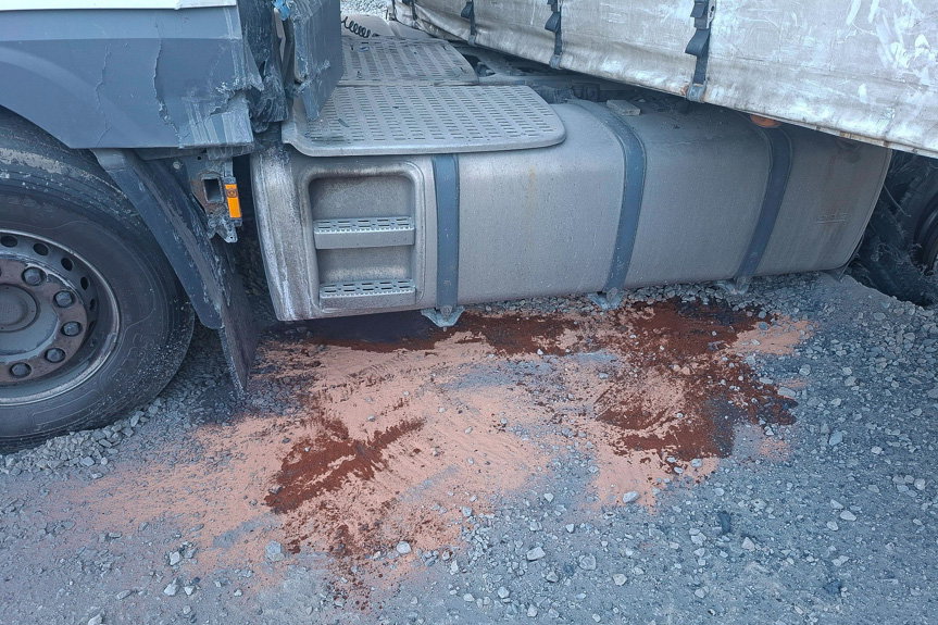 Pijany za kierownicą ciężarówki pomylił drogę
