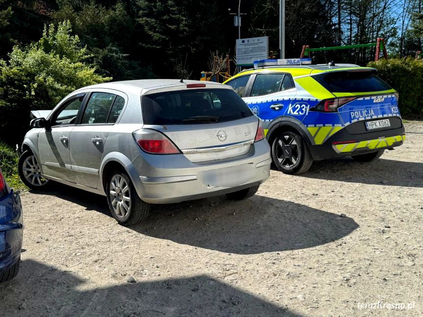 Kolizja na DK28 w Moderówce. Zderzyły się BMW i Opel