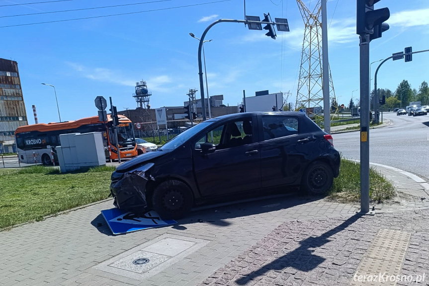 Zderzenie na skrzyżowaniu w Krośnie