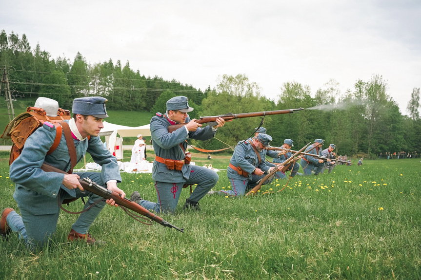 Rekonstruktorzy przybliżyli wydarzenia z 1915 roku