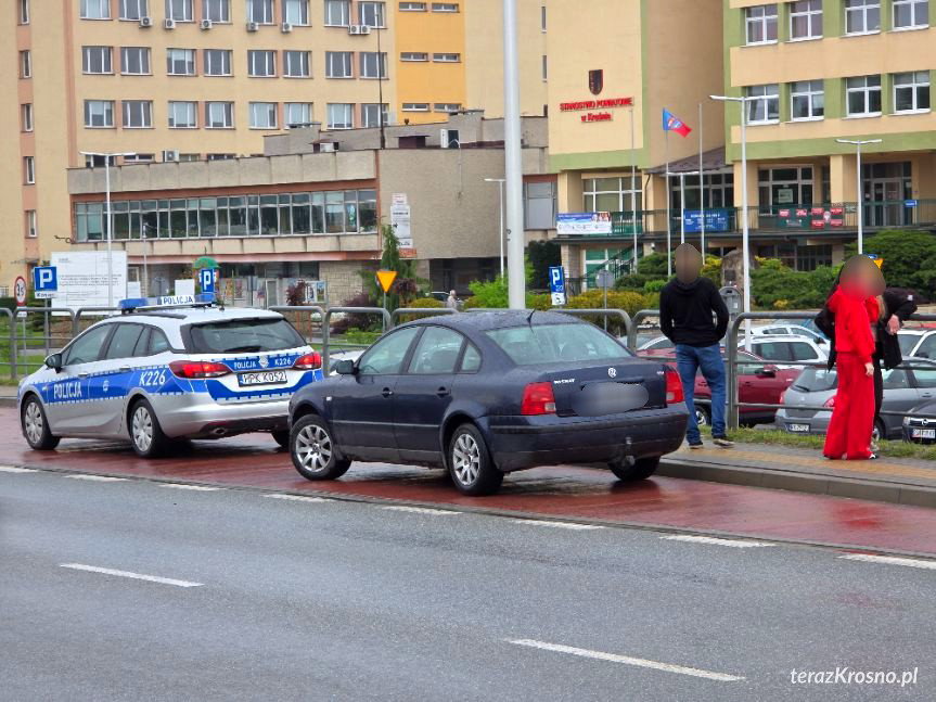 Sobotnia kolizja w Krośnie