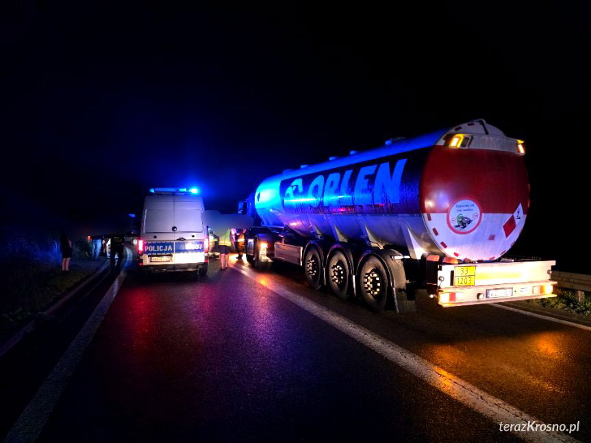 Kolizja w Komborni na DK19