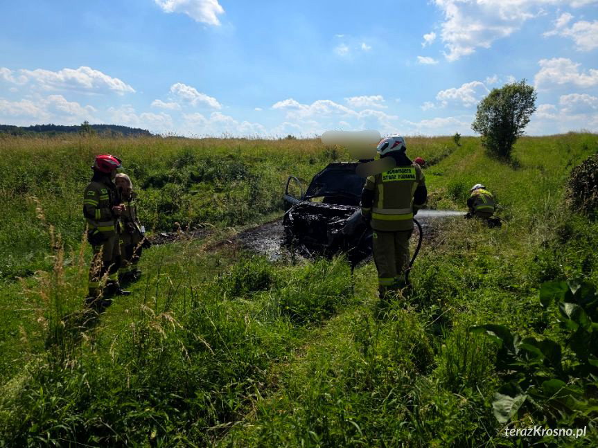Pożar samochodu osobowego w Kopytowej