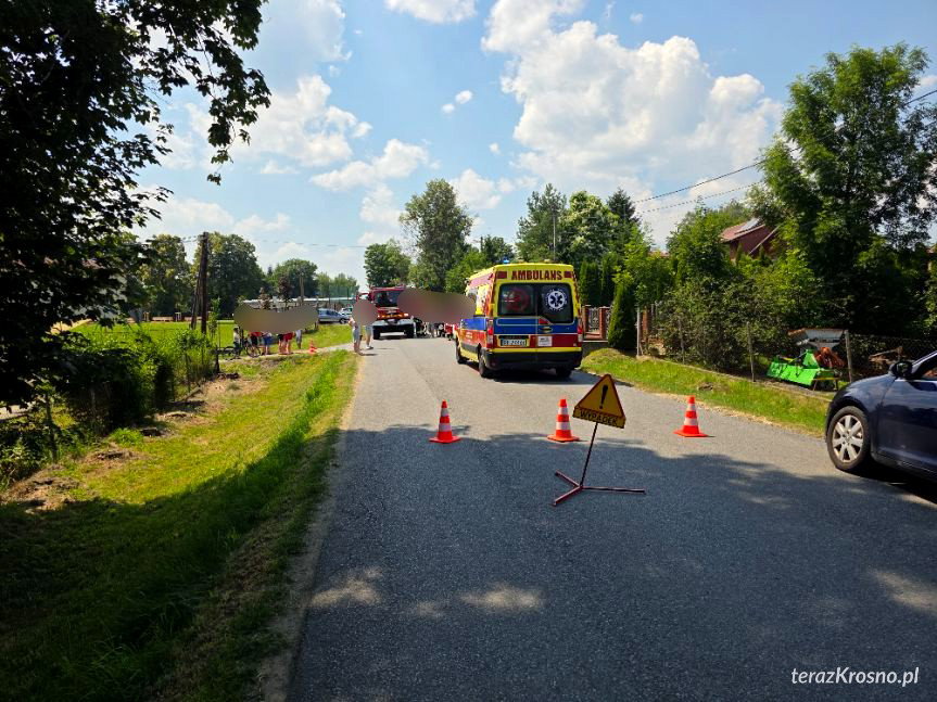 Wypadek w Łajscach