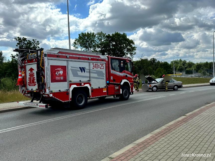 Poranna interwencja strażaków w Krośnie