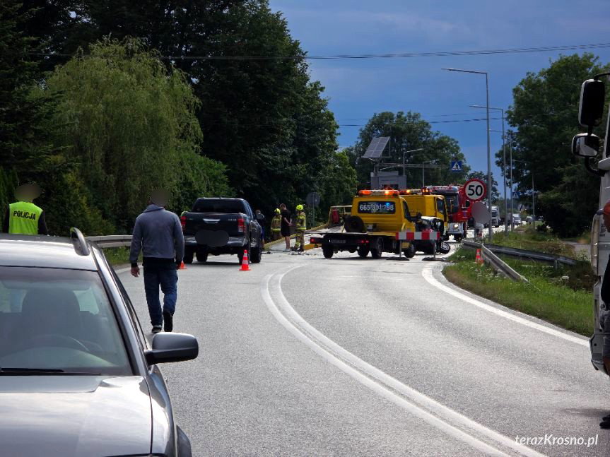 Poważny wypadek na DK28