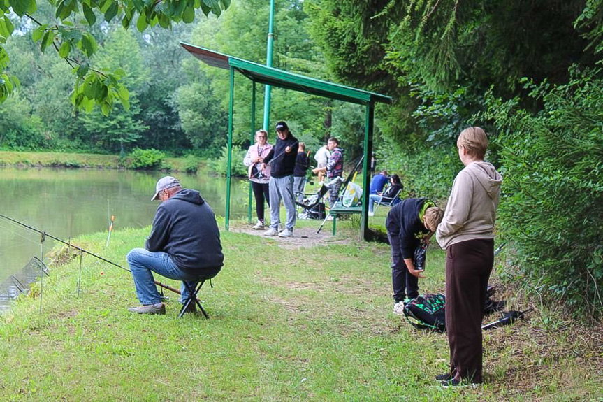 Wędkarze rywalizowali nad zalewem Chlebianka