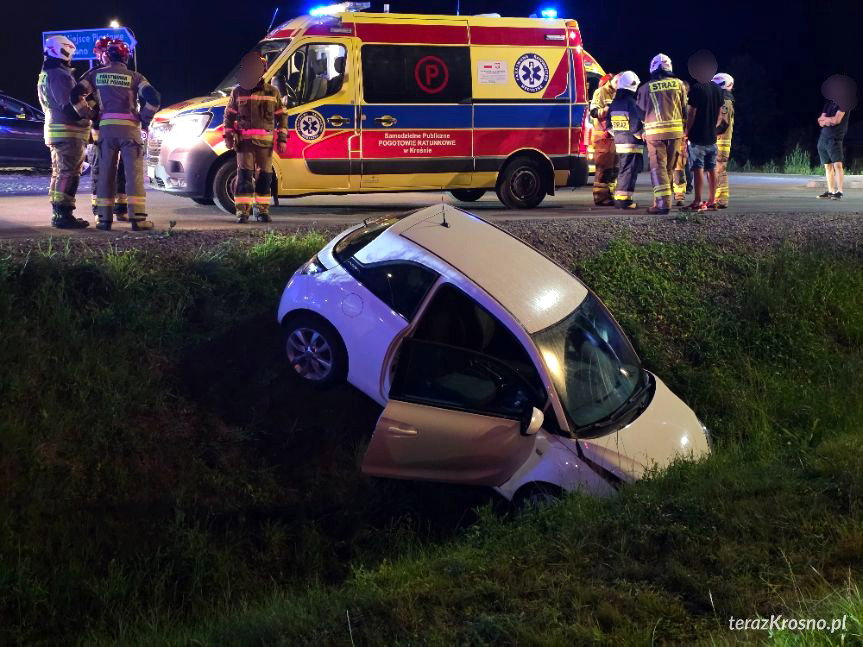 Krościenko Wyżne. Zjechał z drogi do rowu