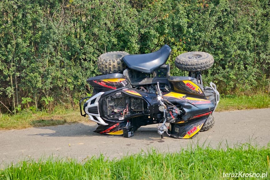 Alkohol i quad. Ryzykowne połączenie zakończone wypadkiem