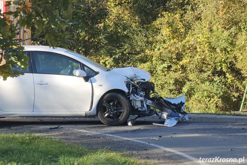 Wietrzno. Zderzenie trzech samochodów