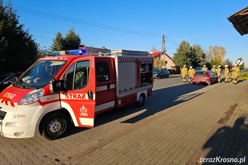 Służby w gotowości, a mężczyzna... smacznie spał