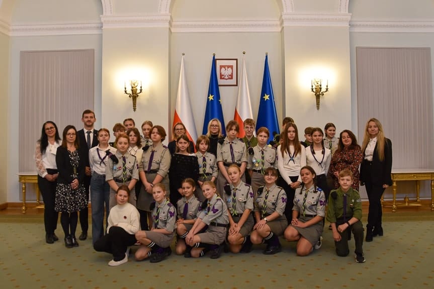 Harcerze z Lubatowej z wizytą w stolicy