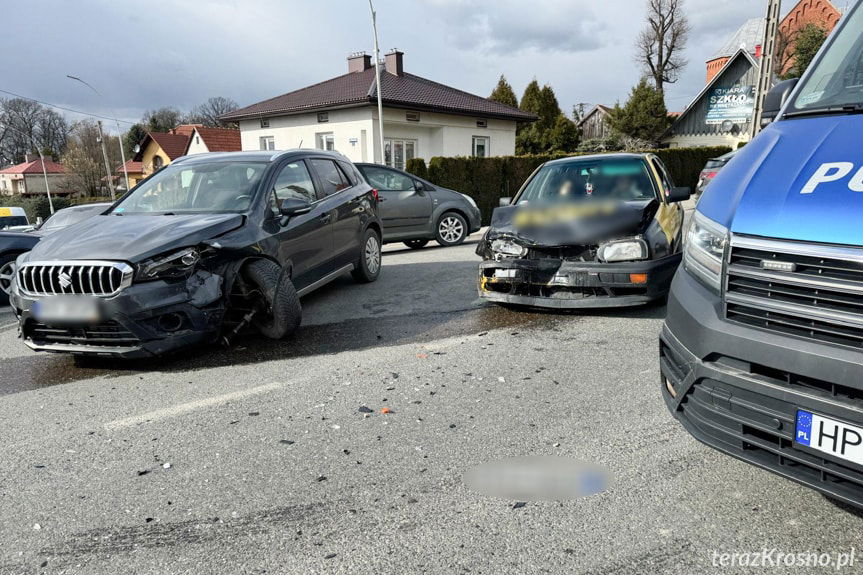 Kolizja na DK19 w Miejscu Piastowym