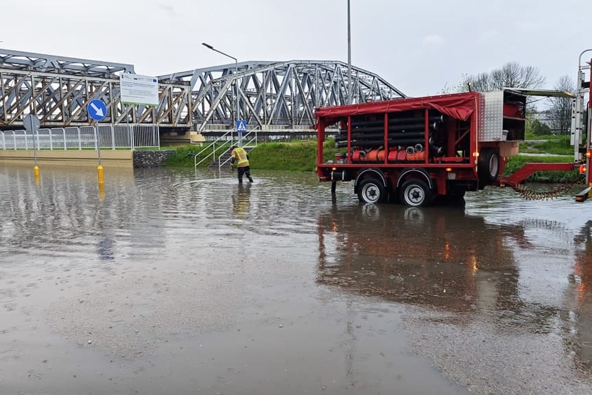 Interwencje strażaków po przejściu burz na Podkarpaciu