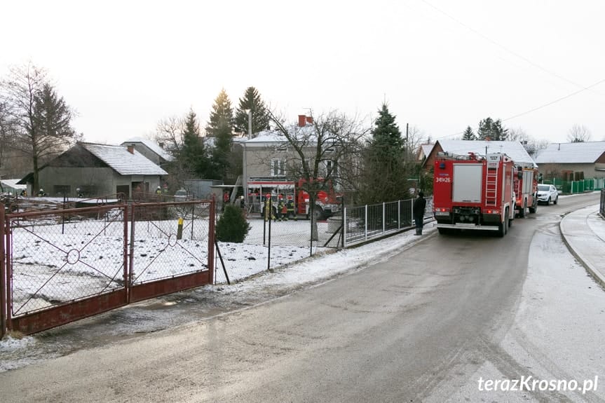 Pożar budynku gospodarczego w Szczepańcowej