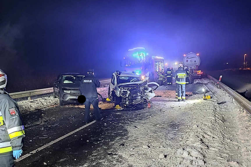 Poważny wypadek na DW988 w Czudcu