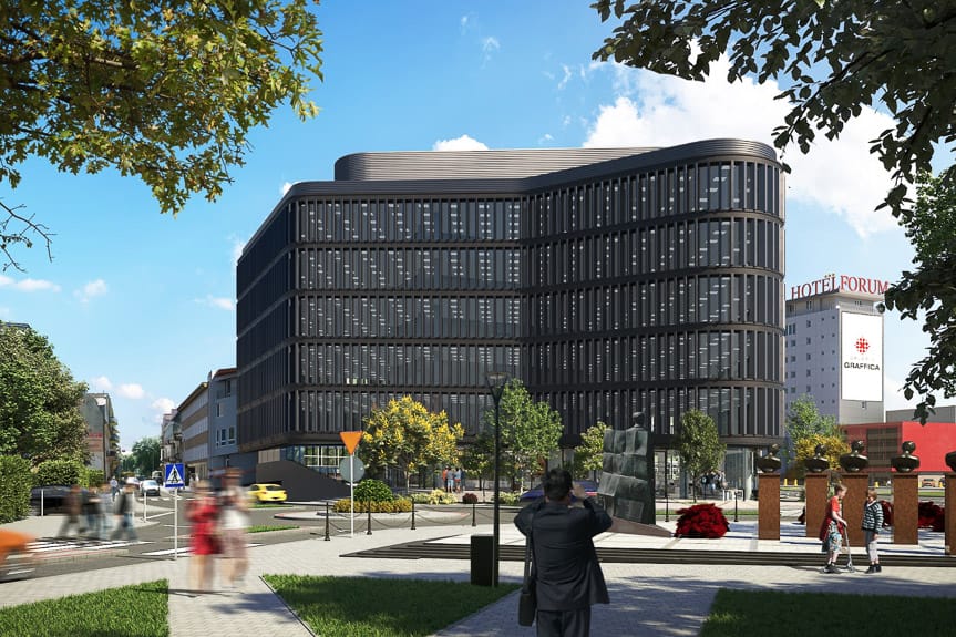 W ścisłym centrum Rzeszowa powstanie nowoczesny biurowiec