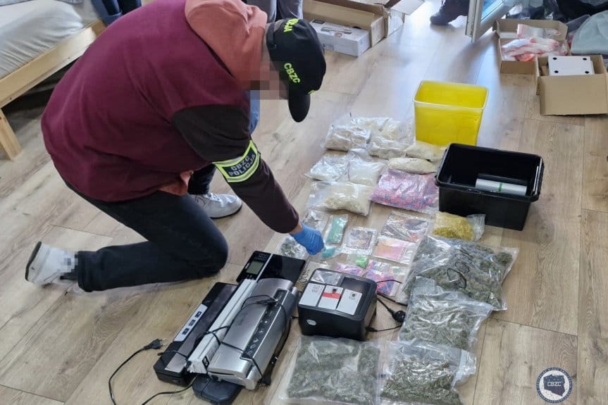 Policjanci Zarządu w Rzeszowie CBZC rozbili grupę narkotykową