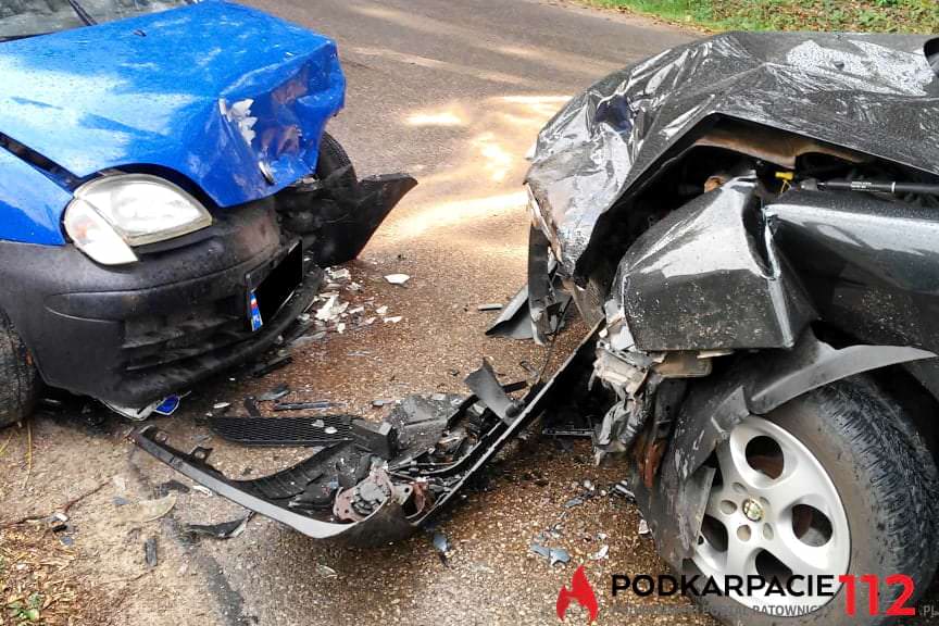 Groźna "czołówka" w Michałówce. Jedna osoba w szpitalu