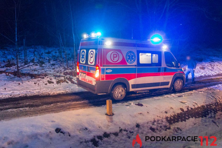 Wypadek na DK 19 w Woli Komborskiej