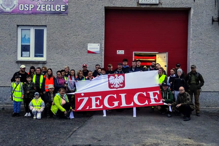 II nocny marsz trasami biegów żołnierzy wyklętych Żeglce - Zręcin