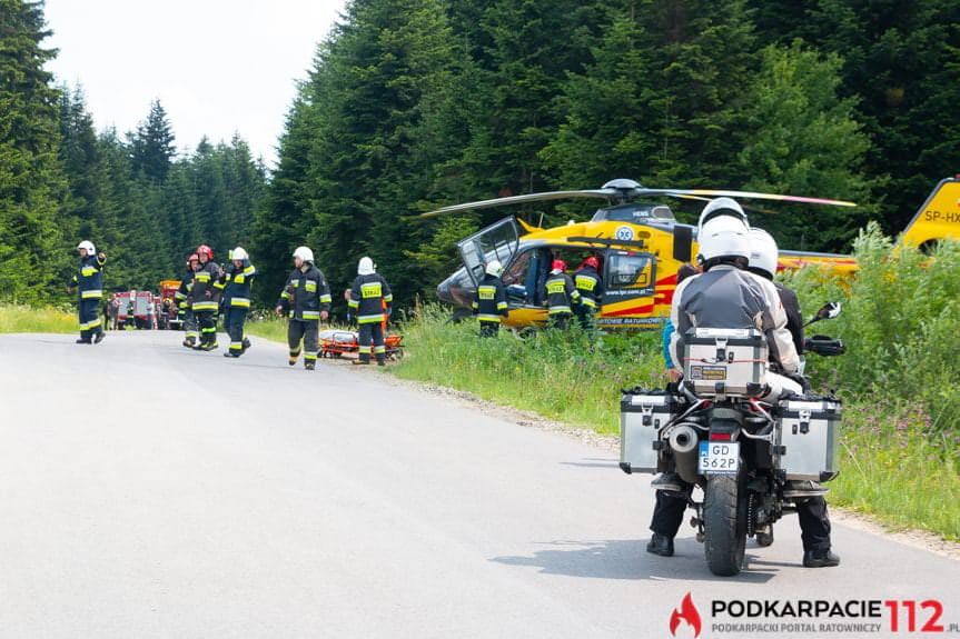Dwie osoby poważnie ranne w wypadku