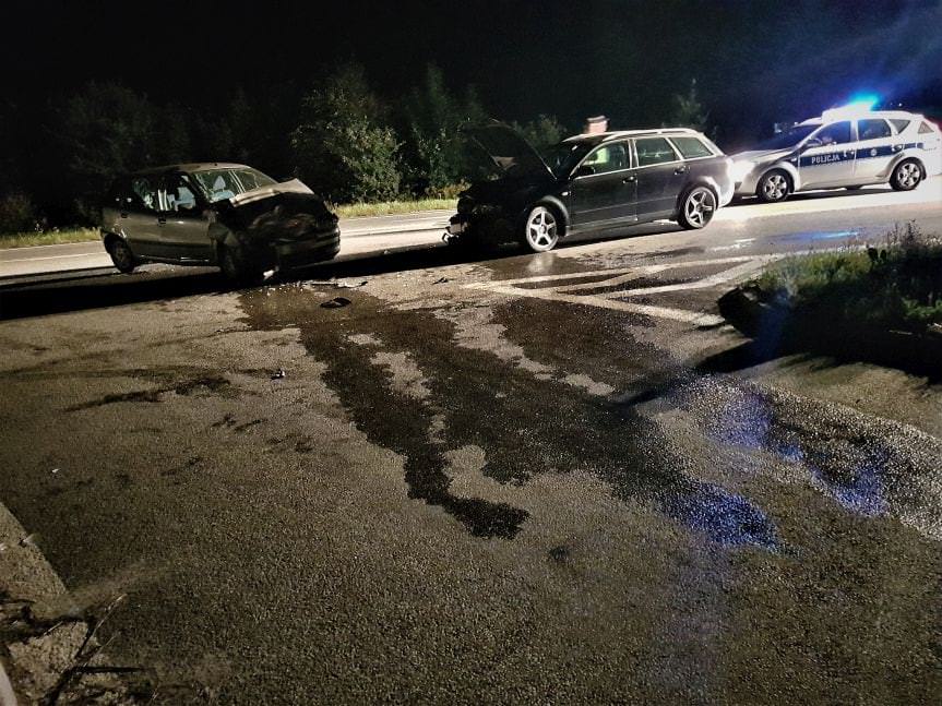 Wypadek na DK28 w Warzycach