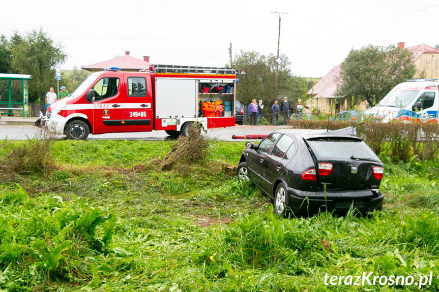 Groźnie wyglądający wypadek w Jaśliskach