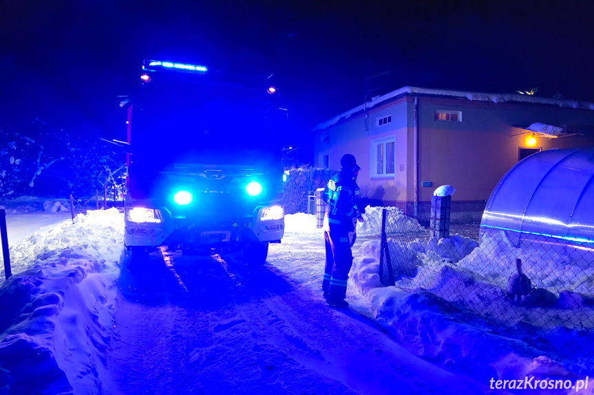 Interwencja strażaków przy ulicy Łukasiewicza