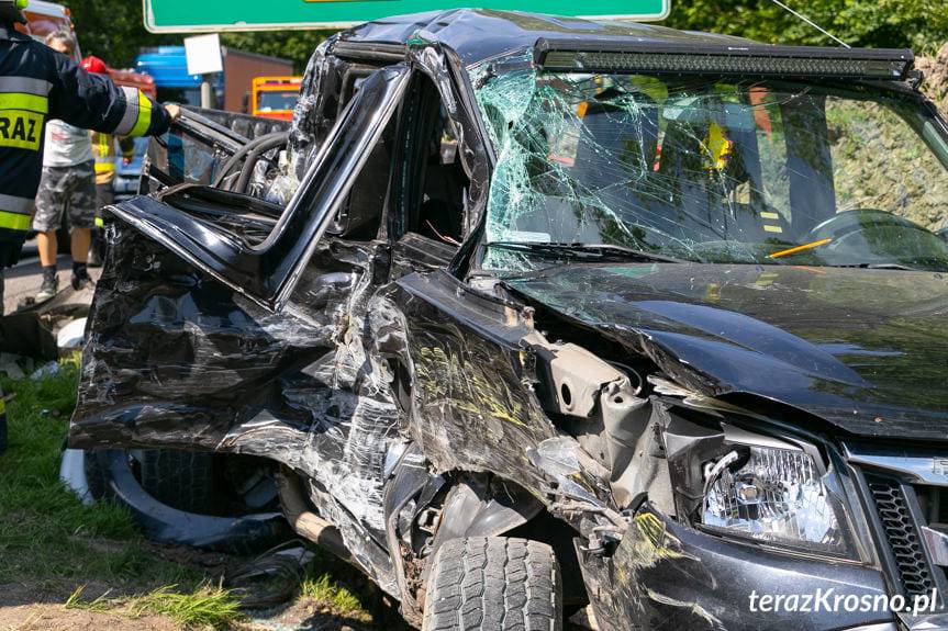 REGION. Wypadek na DK19 w Tylawie