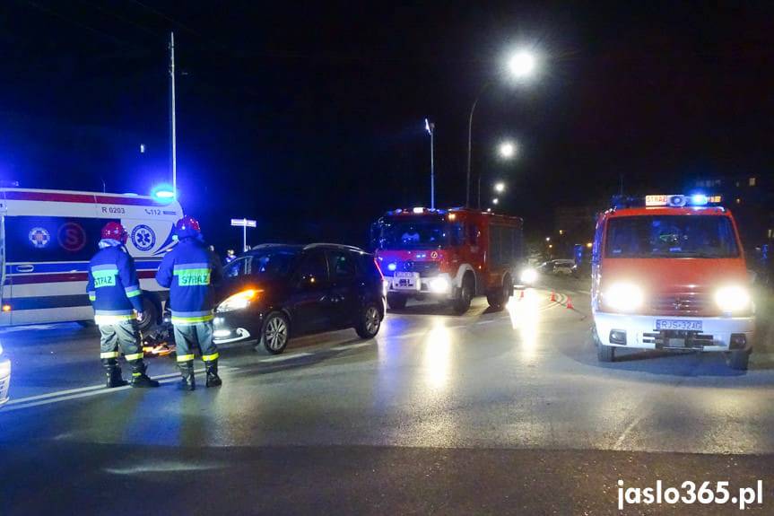 Jasło. Groźnie wyglądająca kolizja na skrzyżowaniu