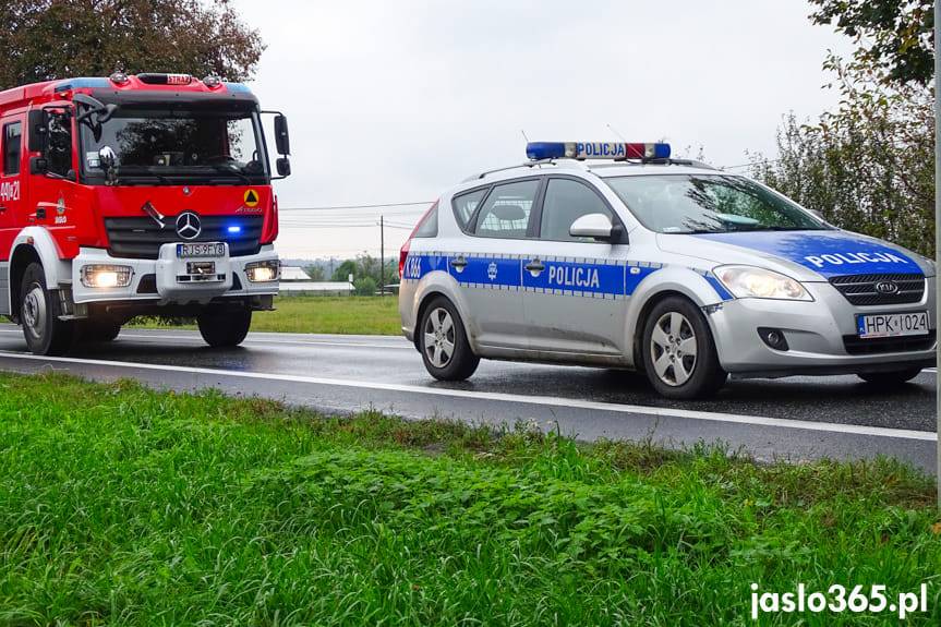 Groźnie wyglądająca kolizja w Krajowicach
