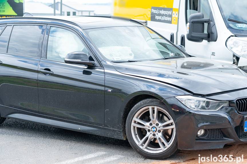 Wypadek w Jaśle na DK28