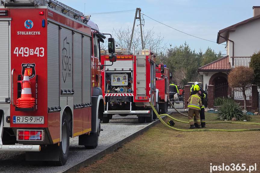 Zawadka Osiecka. Pożar w stolarni