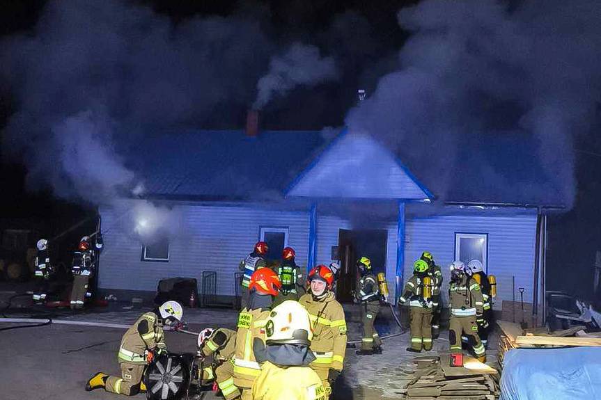 Groźny pożar w Lipnicy Górnej