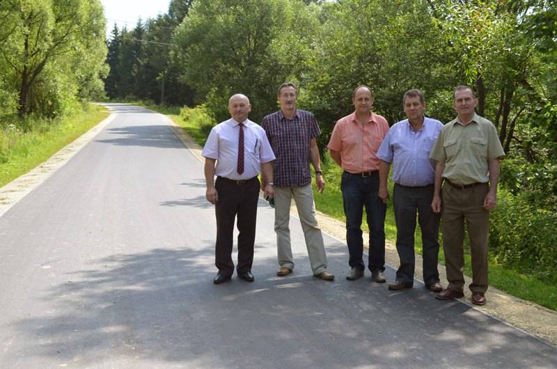 Droga powiatowa Ropianka - Olchowiec po remoncie