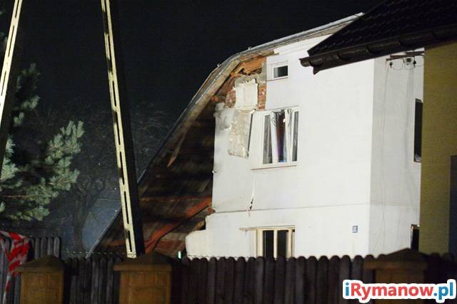 Wybuch gazu zniszczył dom w Posadzie Górnej