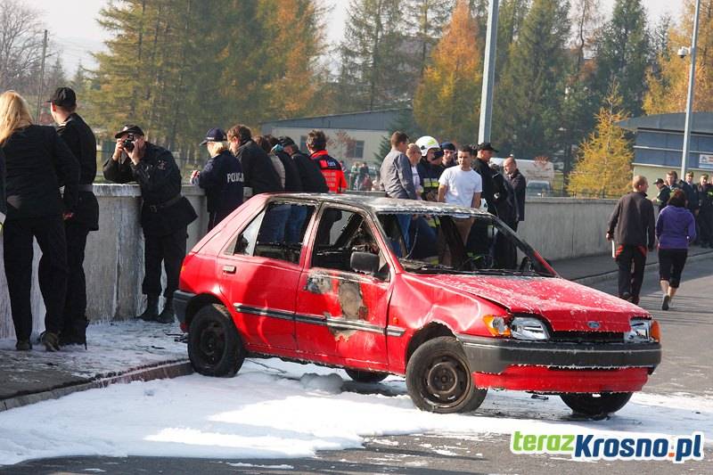 Pokaz ratownictwa na zaporze w Sieniawie
