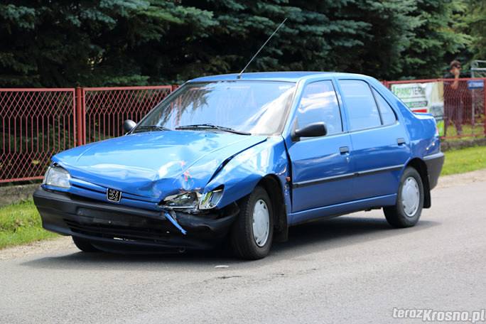 Kolizja w Zręcinie, nikt nie ucierpiał