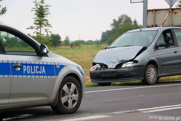 Kolizja na ul. Bieszczadzkiej