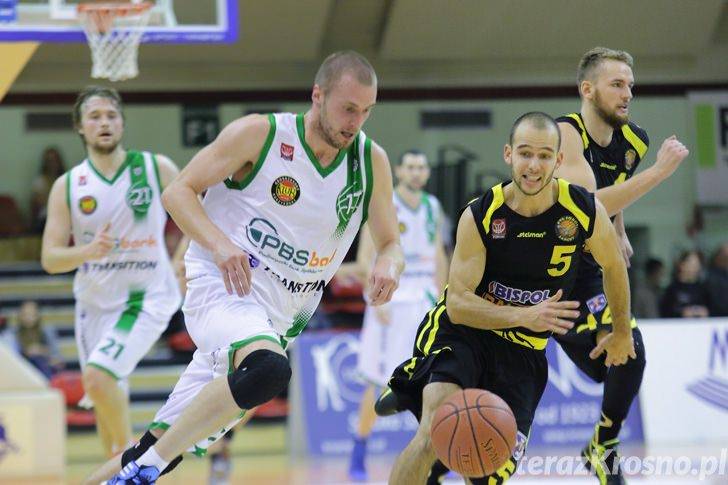 Miasto Szkła Krosno - Sokół Łańcut 74:73 [wideo]