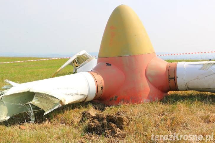 Awaria turbiny wiatrowej we Wróbliku Szlacheckim