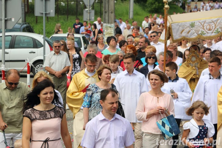 Procesja Bożego Ciała w Zręcinie 2015