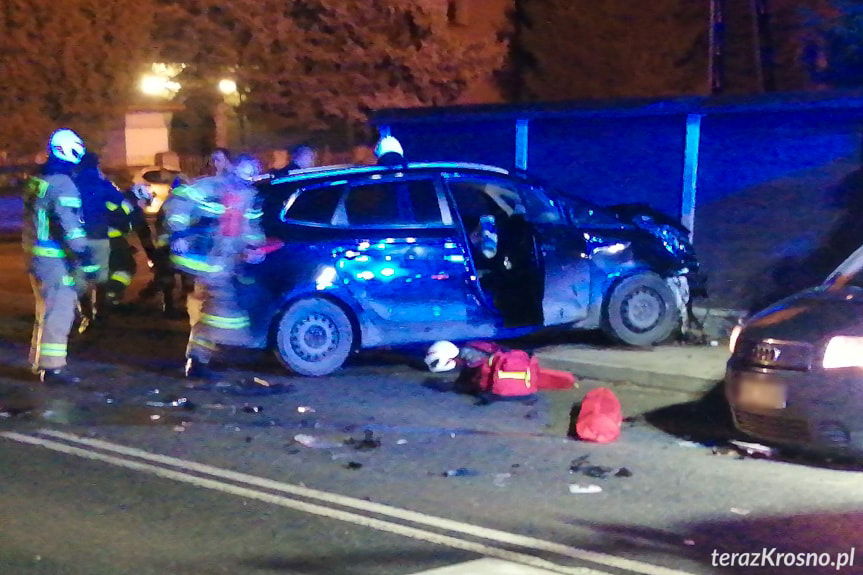 Wypadek w Haczowie, jedna osoba poszkodowana