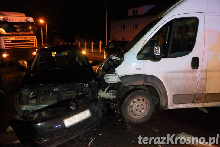 Iwonicz. Nie ustąpił pierwszeństwa, doprowadził do zderzenia