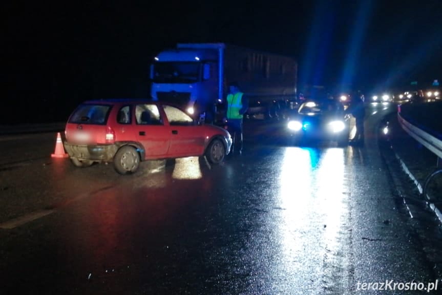 Iskrzynia. Potrącenie rowerzysty