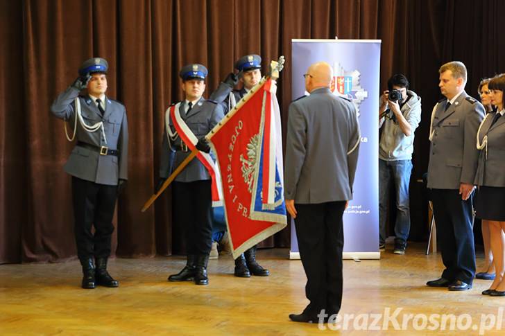 Ostatni dzień na służbie. Komendant krośnieńskiej policji odszedł na emeryturę