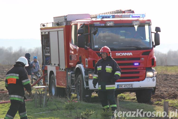 Pożar domku letniskowego w Szczepańcowej